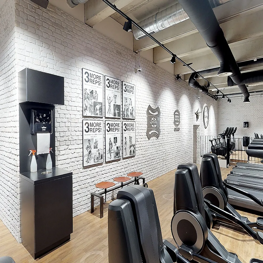 Fitnessstudio mit Piedrapanel...wenn es perfekt sein muss