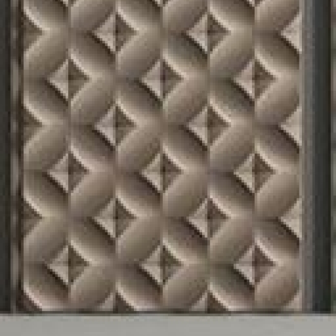 PANEL BLOM ECO LUXER, Farbausführung Arquitek: Tabaco
