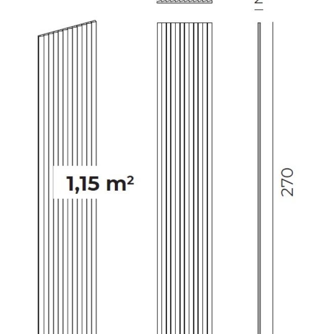 PANEL SCALON ECO LUXER, Ausführung Arquitek: SCALON-3 (ECO LUXER)