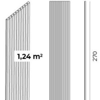 PANEL SLIM ECO LUXER, Ausführung Arquitek: SLIM-2 (ECO LUXER)