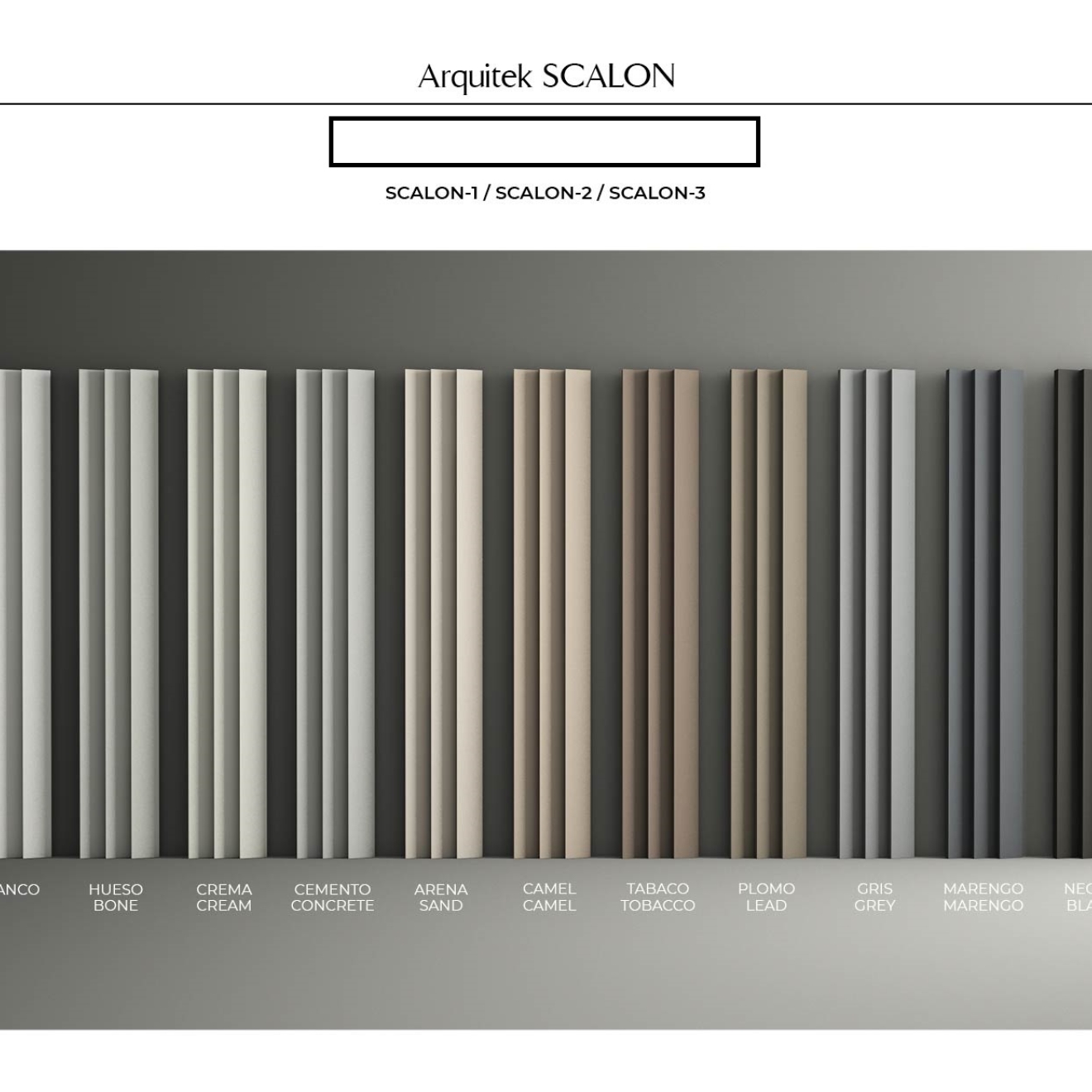 Moderne Wandpaneele Betonoptik XSTEIN Panelpiedra Scalon