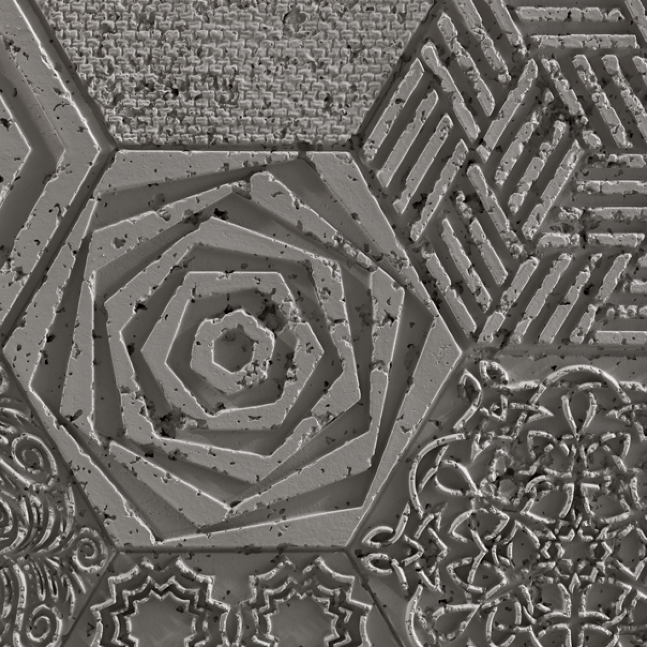 XSTEIN PANELPIEDRA CEMENTOS HEXAGONAL