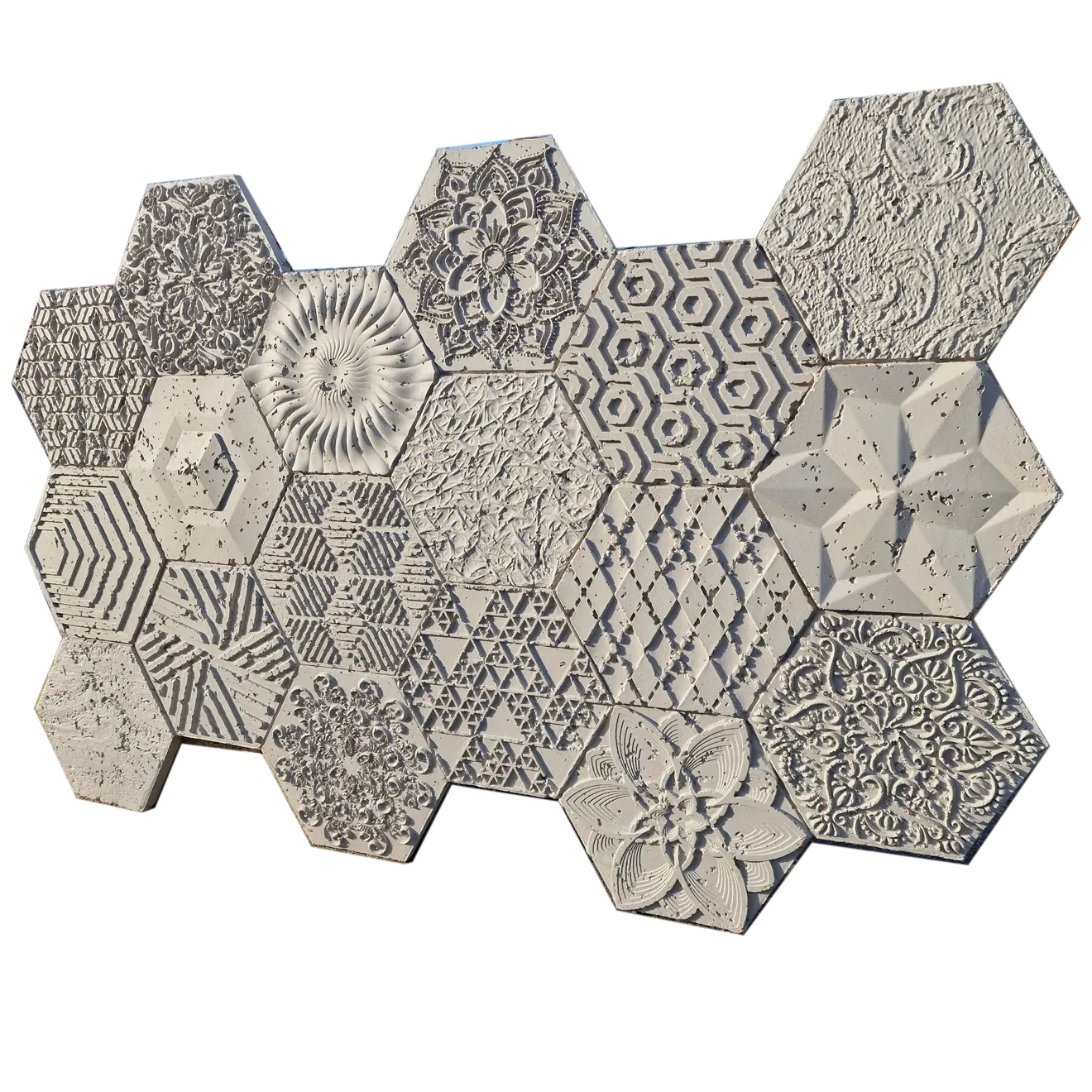 XSTEIN PANELPIEDRA CEMENTOS HEXAGONAL