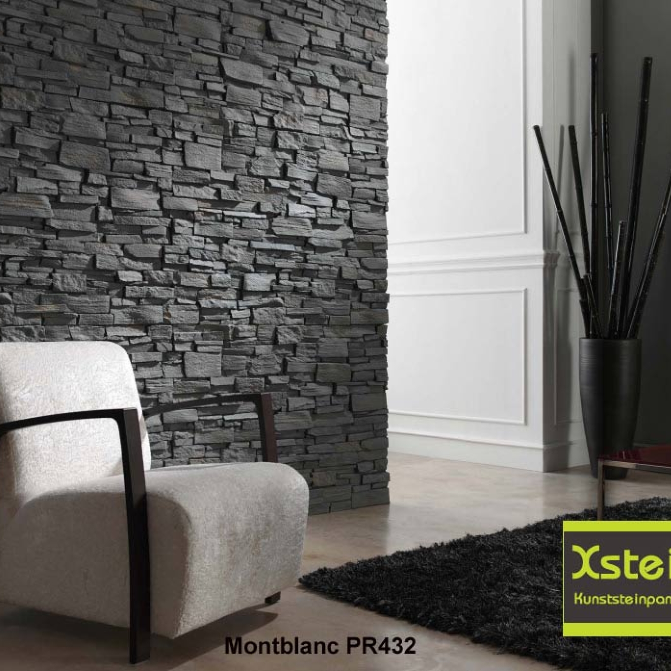 XSTEIN PANELPIEDRA STONE PIZARRA MONTBLANC