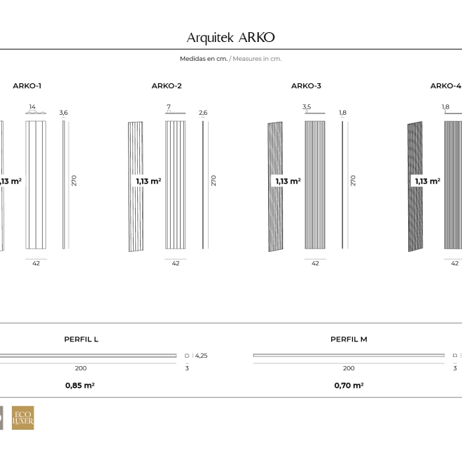Wandpaneele ARQUITEK ARKO modernes Design