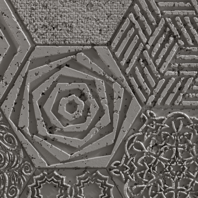XSTEIN PANELPIEDRA CEMENTOS HEXAGONAL