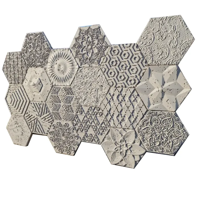 XSTEIN PANELPIEDRA CEMENTOS HEXAGONAL