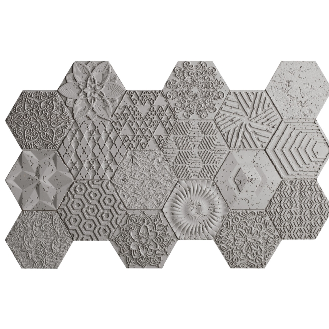 XSTEIN PANELPIEDRA CEMENTOS HEXAGONAL