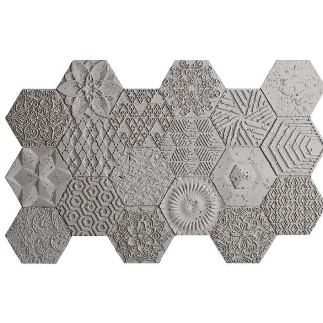 XSTEIN PANELPIEDRA CEMENTOS HEXAGONAL
