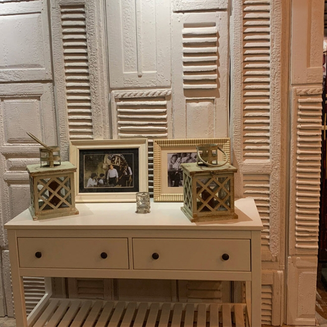 PANELPIEDRA REMEMBER WINDOW - Imitat Wandpaneele white colour