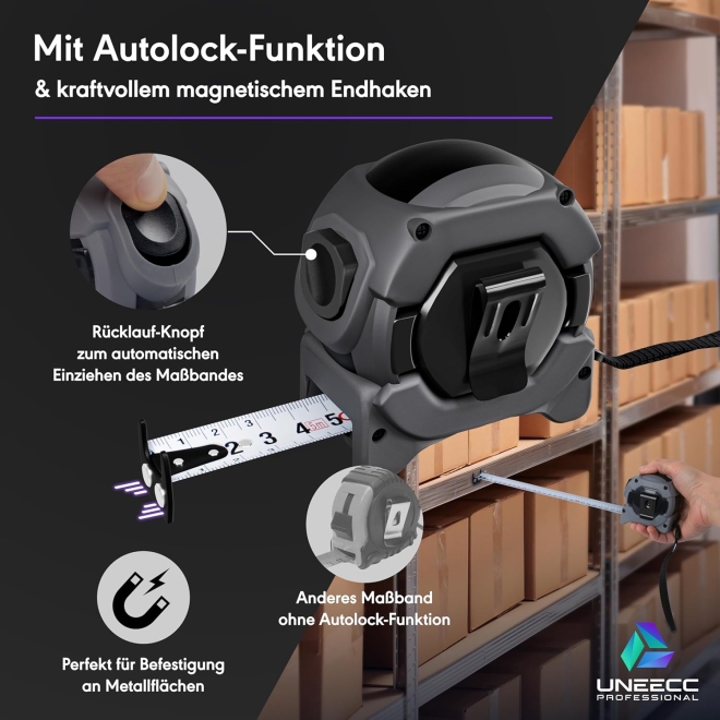 remium Maßband 5m | Auto Lock - Automatische Band Verriegelung