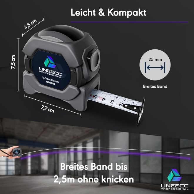 remium Maßband 5m | Auto Lock - Automatische Band Verriegelung