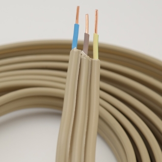 Strom Flachkabel 3-adrig 1.5mm