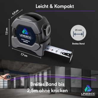 remium Maßband 5m | Auto Lock - Automatische Band Verriegelung