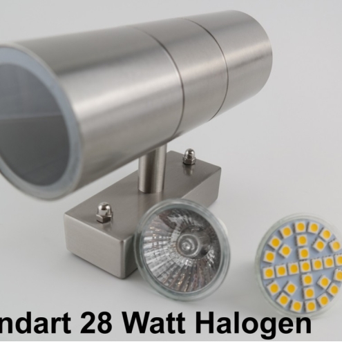 STAINLESS STEEL PARETE SPOT (2 FUOCHI)